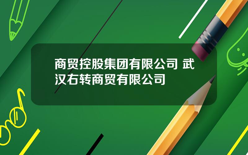 商贸控股集团有限公司 武汉右转商贸有限公司